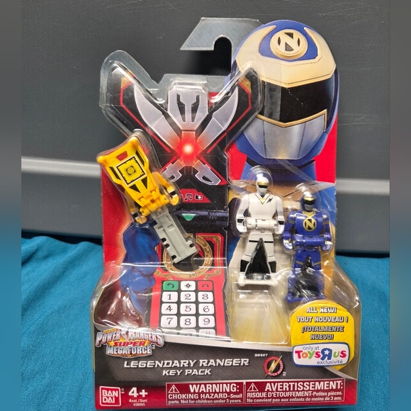 Power Rangers Megaforce Legendary Ranger Key Pack - Yellow, White, Blue - Picture 1 of 4